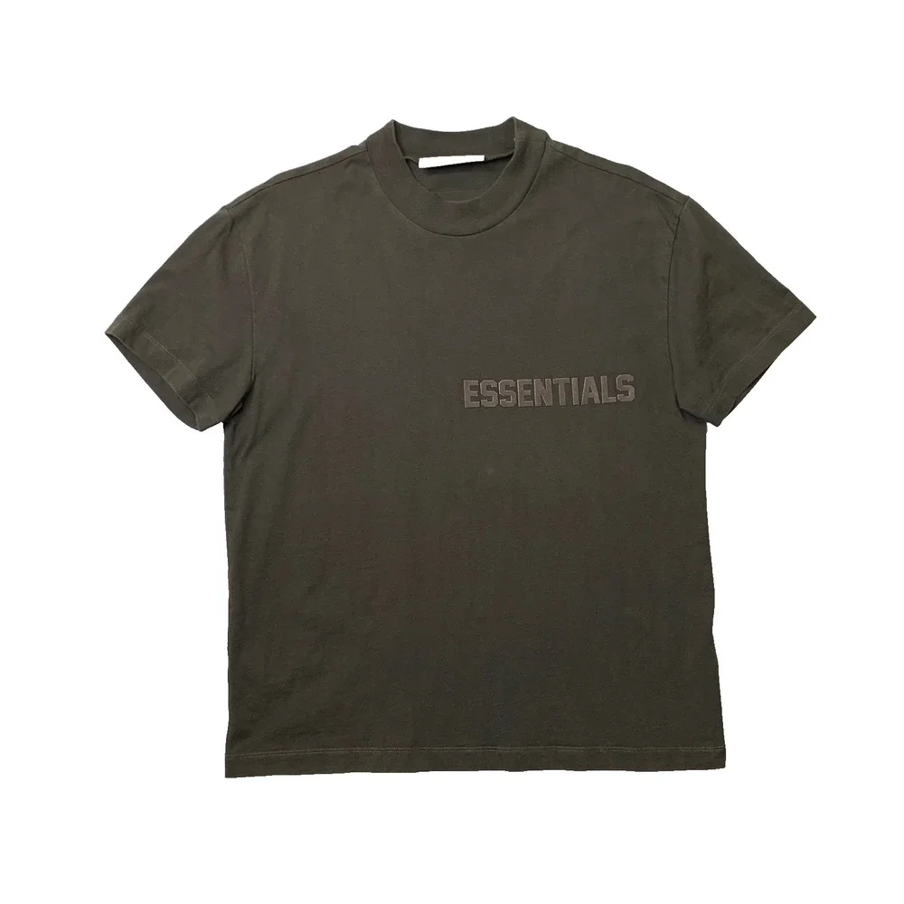 Fear Of God Essentials Shirt Mens XS Extra Small Otter Short Sleeve Crew Neck